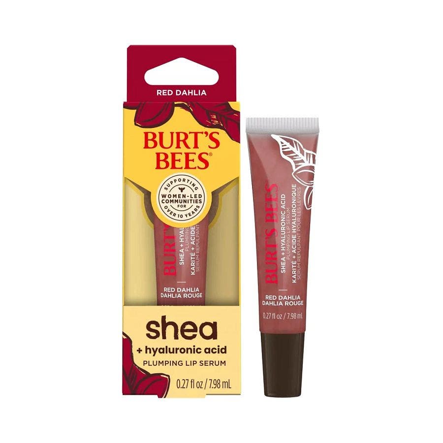 Burt's Bees Red Dahlia Hyaluronic Acid Lip Plumping Serum 0.27 oz.