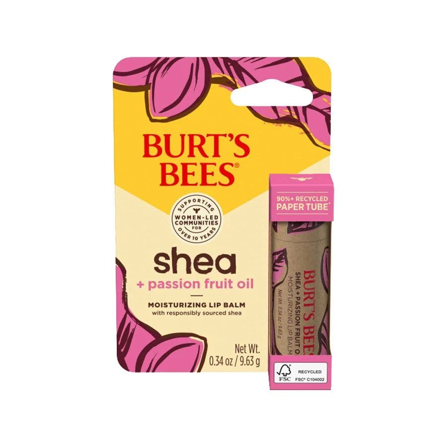 Burt's Bees Shea Passion Fruit Paper Tube 0.34 oz.