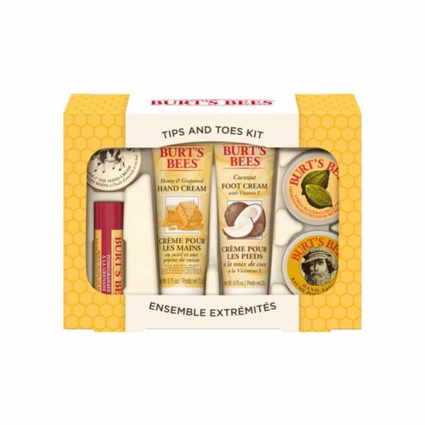 Burt's Bees Tips and Toes 6 Piece Gift Set