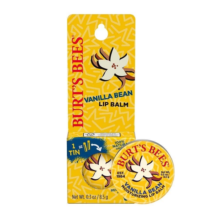 Burt's Bees Vanilla Bean Lip Balm Tin 0.3 oz.