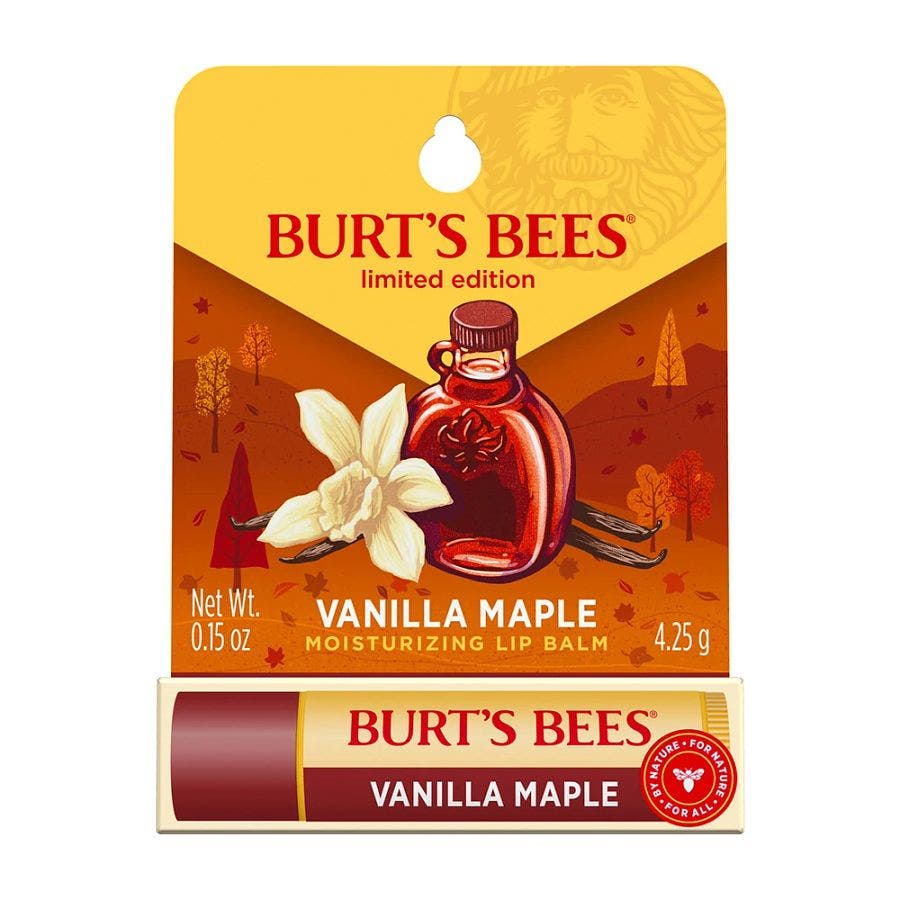 Burt's Bees Holiday Vanilla Maple Lip Balm 0.15 oz. blister box