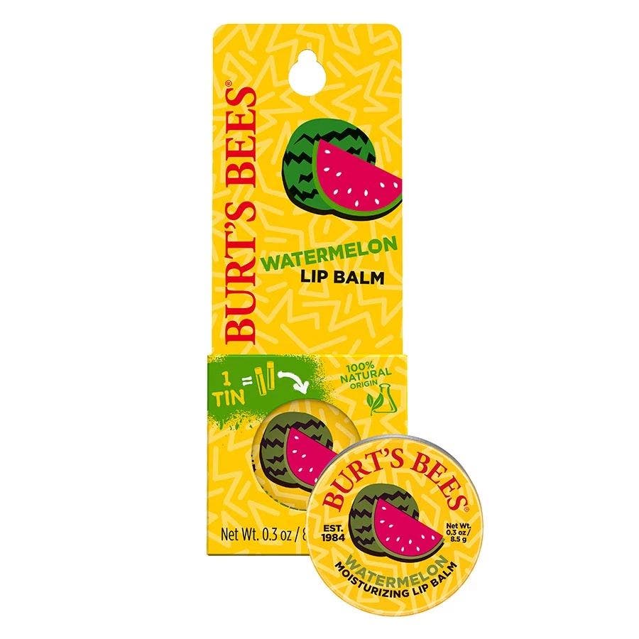 Burt's Bees Watermelon Lip Balm Tin 0.3 oz.