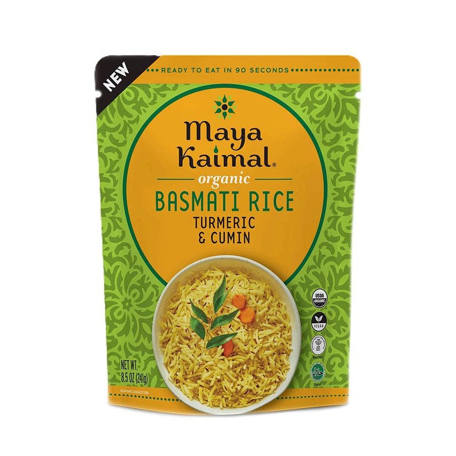 Maya Kaimal Organic Basmati Rice with Turmeric & Cumin 8.5 oz.