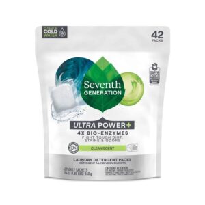 Seventh Generation Ultra Power+ Laundry Detergent 42 count