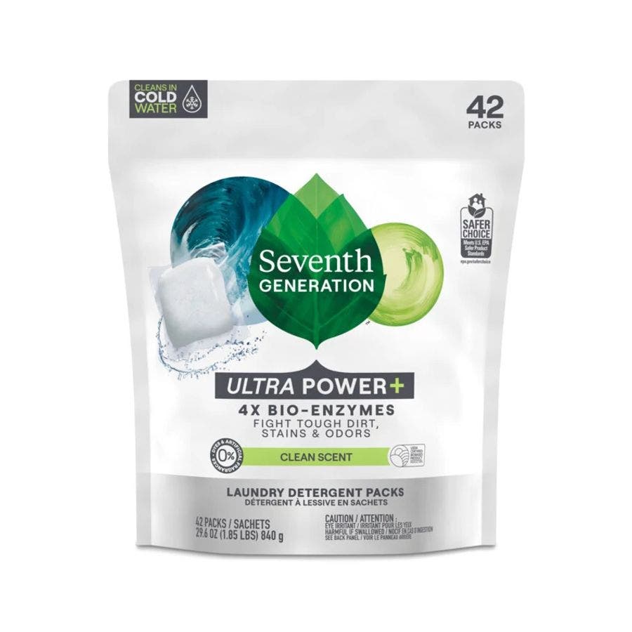 Seventh Generation Ultra Power+ Laundry Detergent 42 count