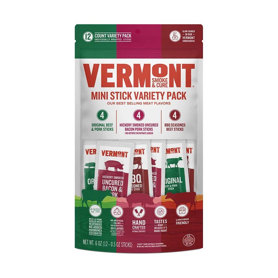 Vermont Smoke & Cure Mini Stick Variety Pack 12 count
