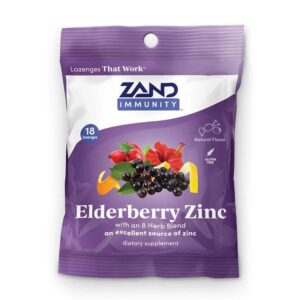 Zand Elderberry Zinc Lozenges 18 count