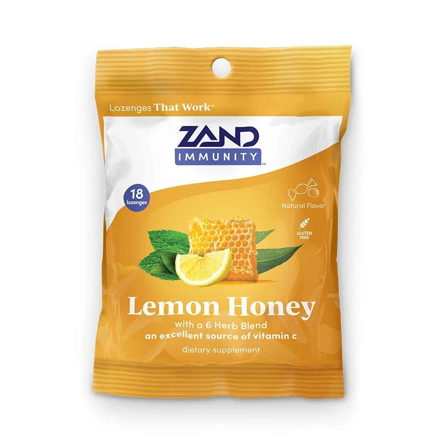 Zand Lemon Honey Lozenges 18 count