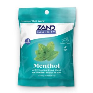 Zand Menthol Lozenges 18 count