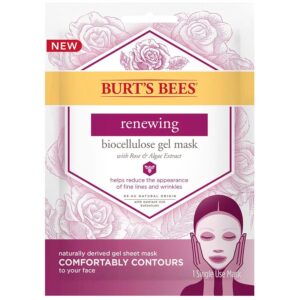 Burt's Bees Renewing Biocellulose Gel Face Mask 0.35 oz.