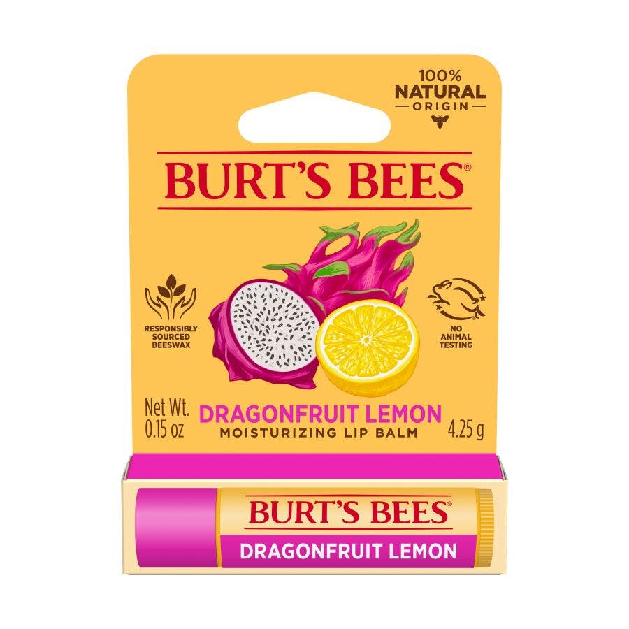 Burt's Bees Dragonfruit Lemon 0.15 oz. blister box
