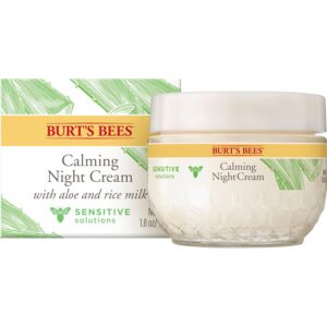 Burt's Bees Sensitive Solutions Calming Night Cream 1.8 oz.