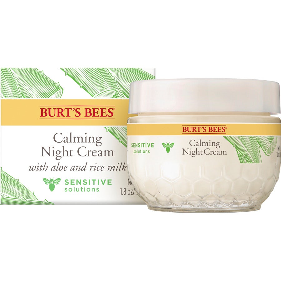 Burt's Bees Sensitive Solutions Calming Night Cream 1.8 oz.