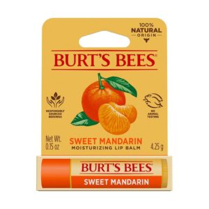 Burt's Bees Sweet Mandarin Lip Balm 0.15 oz. blister box