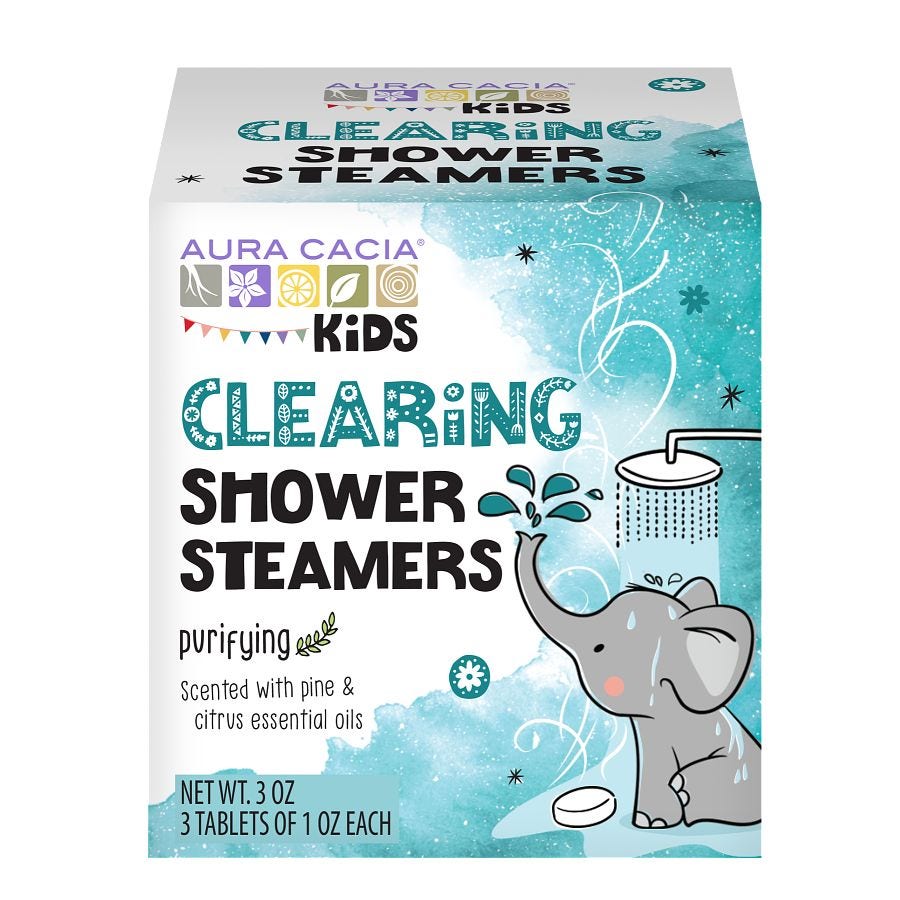 Aura Cacia Kids Clearing Shower Steamers