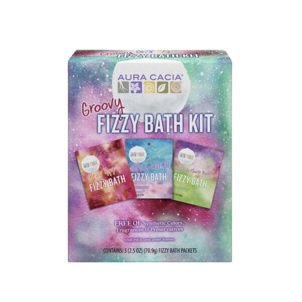 Aura Cacia Groovy Fizzy Bath Kit