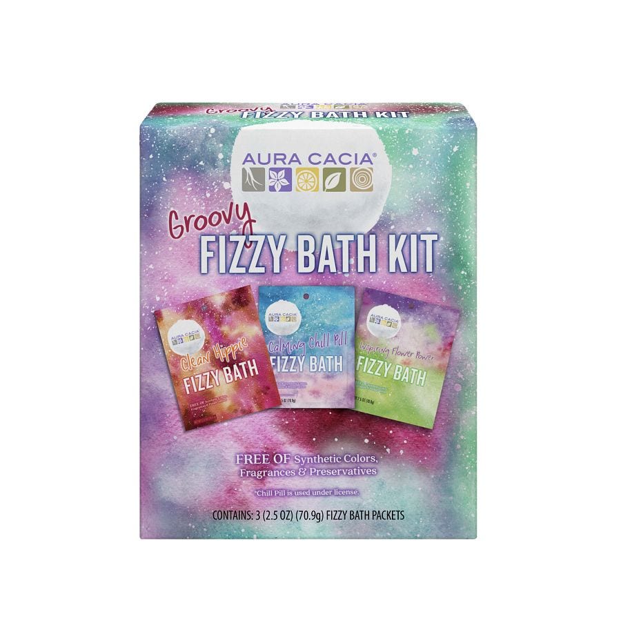 Aura Cacia Groovy Fizzy Bath Kit