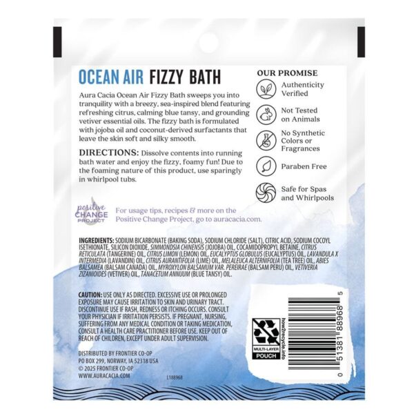Aura Cacia Ocean Air Fizzy Bath, 2.5 oz. - Image 2