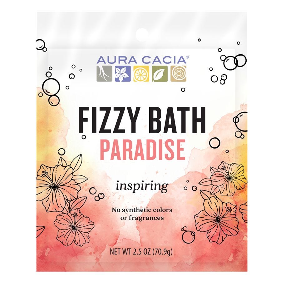 Aura Cacia Paradise Fizzy Bath, 2.5 oz.