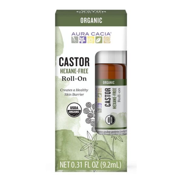 Aura Cacia Castor Oil Roll-On