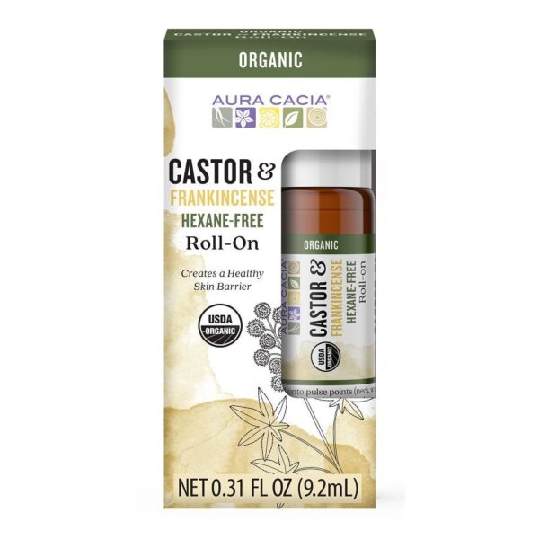 Aura Cacia Castor Oil & Frankincense Roll-On