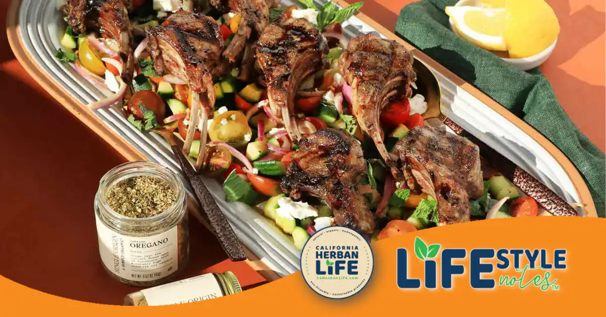 Cumin Dusted Lamb Chops with Turkish Salad