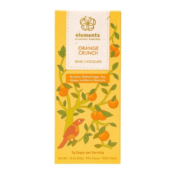 Elements Truffles 70% Dark Chocolate Orange Crunch 1.8 oz.