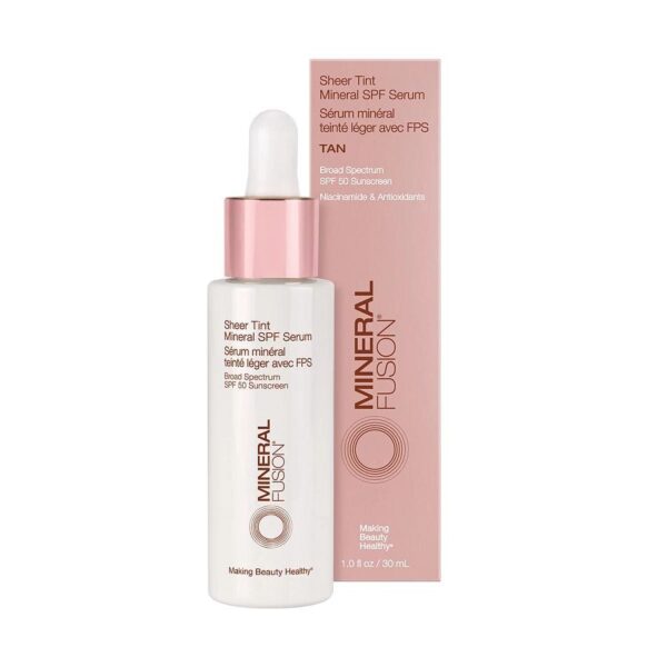 Mineral Fusion Tan Sheer Tint Mineral SPF 50 Serum 1 fl. oz.