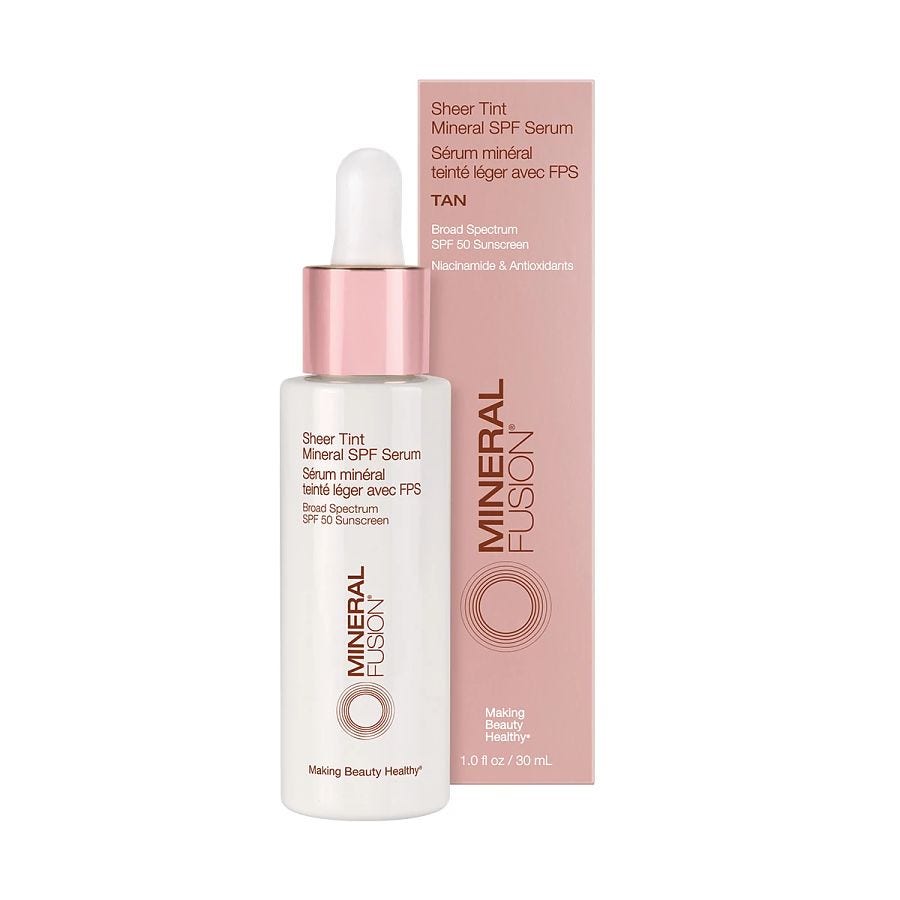 Mineral Fusion Tan Sheer Tint Mineral SPF 50 Serum 1 fl. oz.