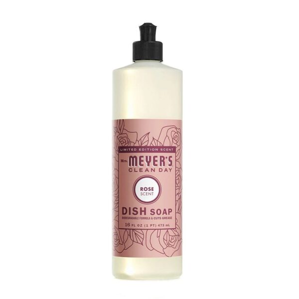 Mrs. Meyer's Clean Day Rose Dish Soap 16 fl. oz.
