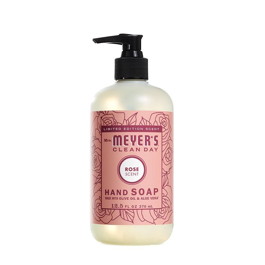 Mrs. Meyer's Clean Day Rose Hand Soap 12 fl. oz.