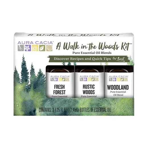 Aura Cacia Walk in the Woods Essential Oil Kit 0.25 fl.oz.
