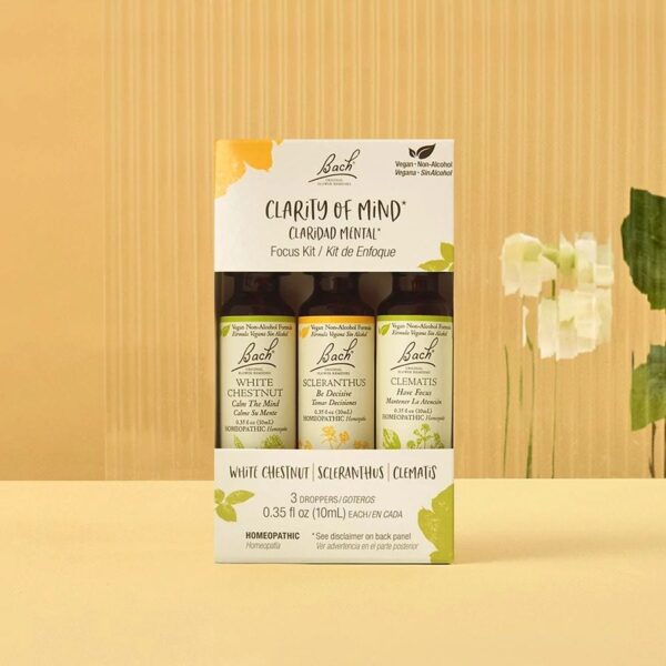 Bach Flower Remedies Clarity of Mind Focus Non-Alcohol Flower Essence Kit - Image 4