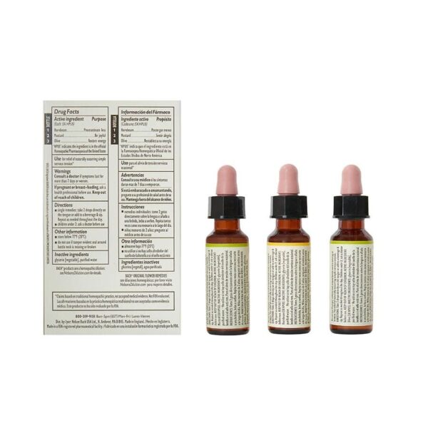 Bach Flower Remedies Emotional Ups & Downs Mental Energy Non-Alcohol Flower Essence Kit - Image 2