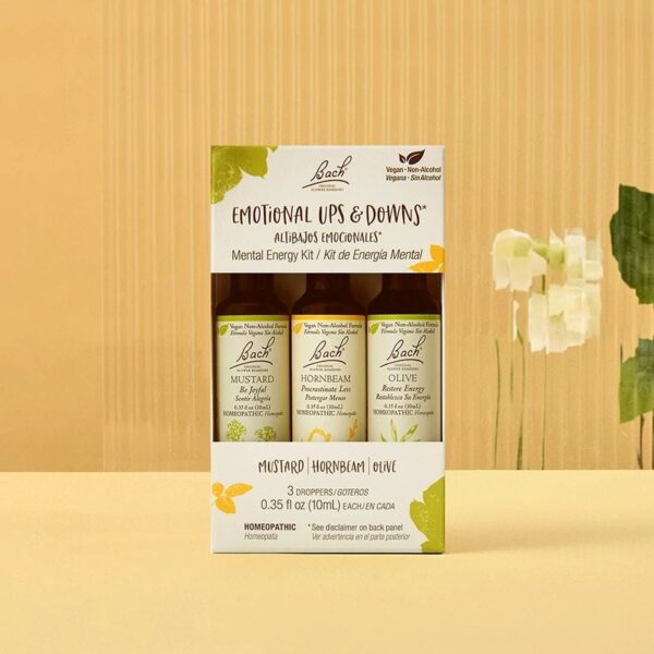 Bach Flower Remedies Emotional Ups & Downs Mental Energy Non-Alcohol Flower Essence Kit - Image 4