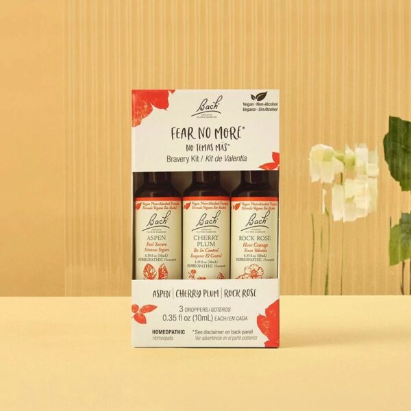 Bach Flower Remedies Fear No More Bravery Non-Alcohol Flower Essence Kit - Image 4