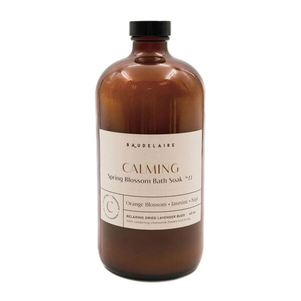Baudelaire Calming Spring Blossom Bath Soak 40 oz.