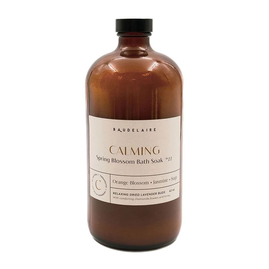 Baudelaire Calming Spring Blossom Bath Soak 40 oz.