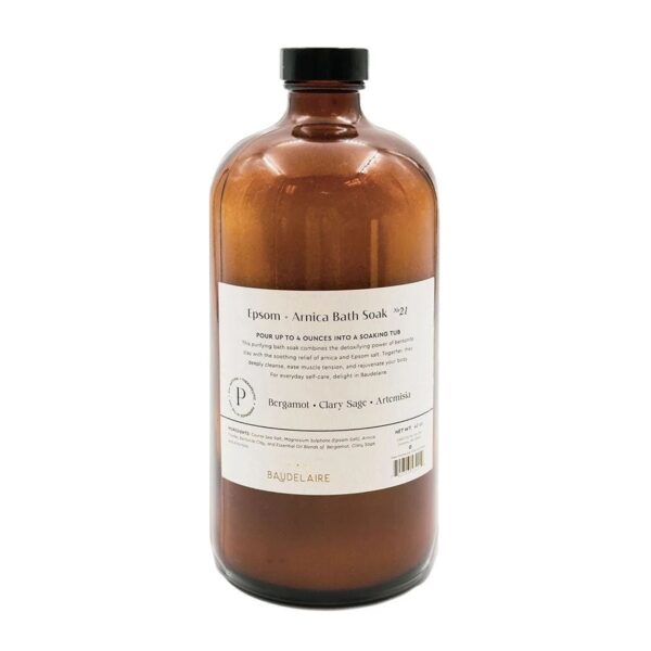 Baudelaire Purifying Epsom + Arnica Bath Soak 40 oz. - Image 2