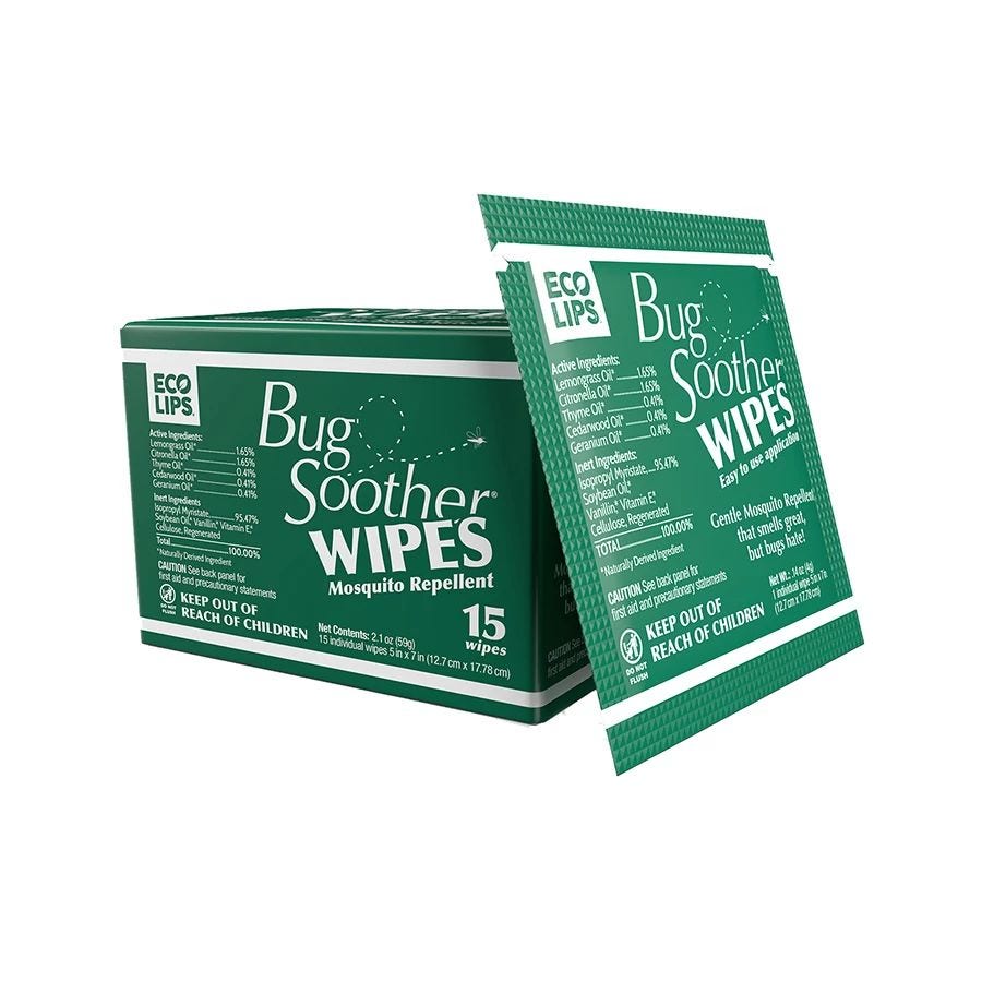 Bug Soother Bug Repellent Wipes 15 count