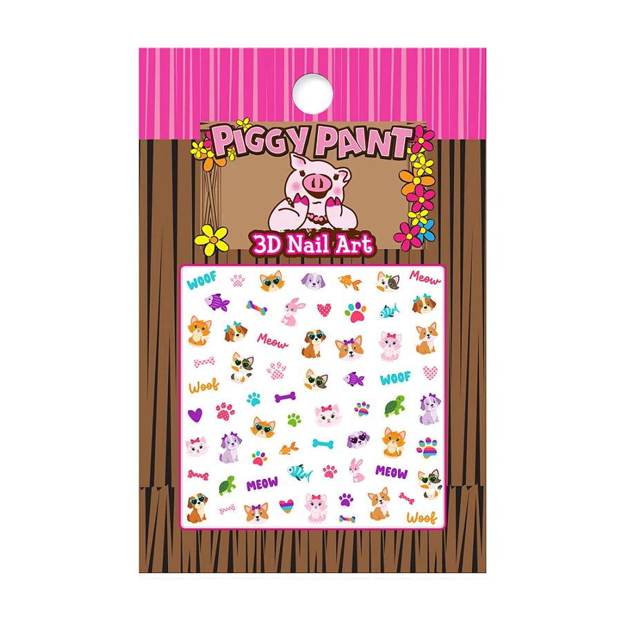 Piggy Paint Playful Pets Nail Art