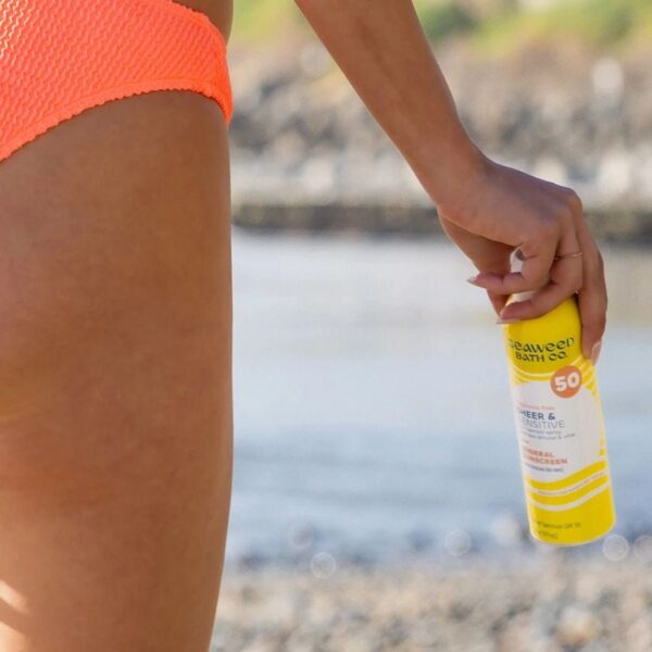 Seaweed Bath Co. Fragrance-Free Sheer Mineral Sensitive Sunscreen Spray SPF 50 6 fl. oz. - Image 3