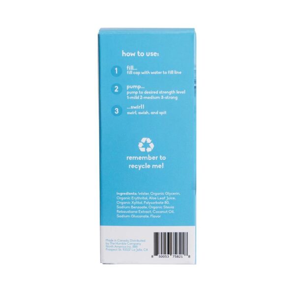 The Humble Co. Peppermint Mouthwash Concentrate 3.25 fl. oz. - Image 2