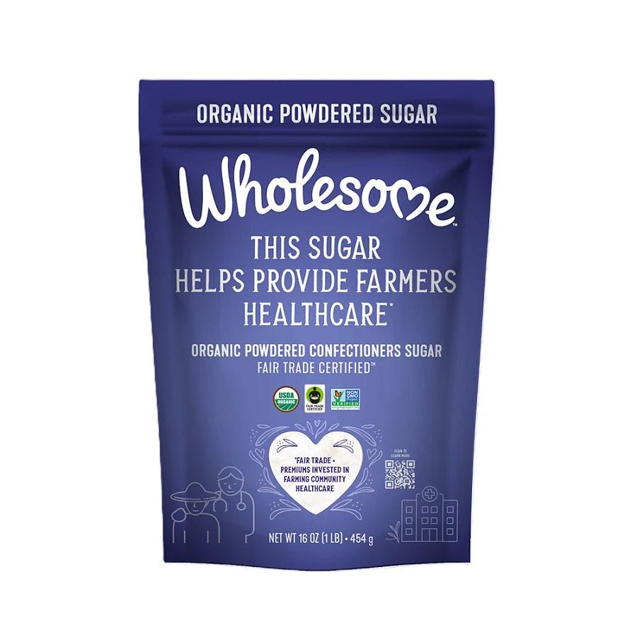 Wholesome Sweeteners Organic Powdered Sugar 16 oz.