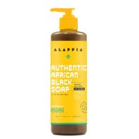 Alaffia Authentic African Black Soap, Peppermint 16 fl. oz.