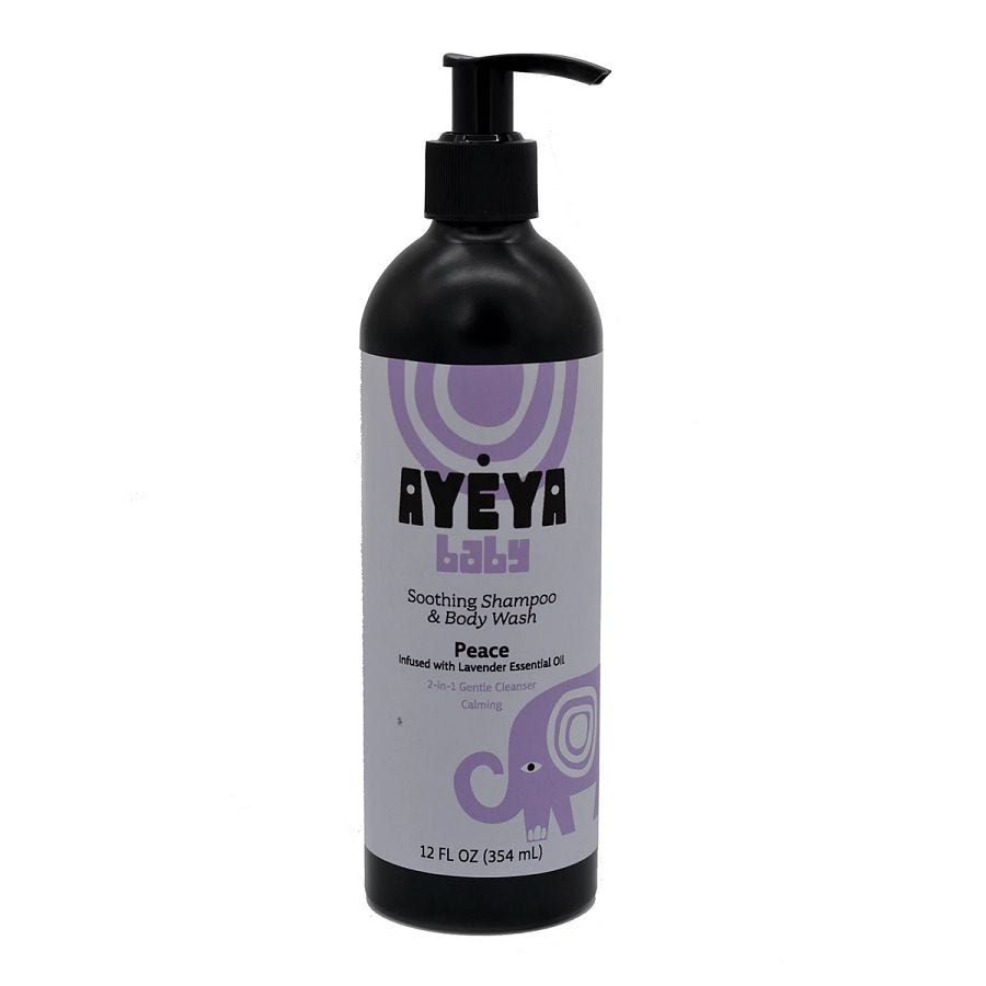 Ayeya Peace Baby 2-in-1 Shampoo & Washes 12 fl. oz.