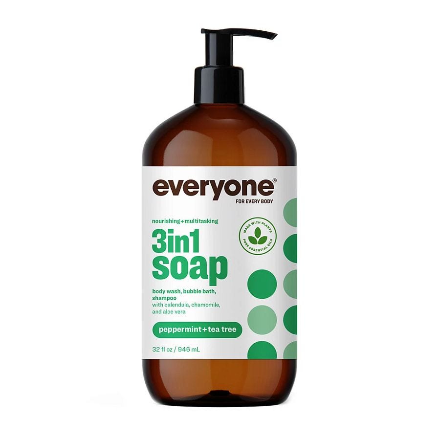Everyone  Peppermint Tea Tree 3-in-1 Soap 32 fl. oz.