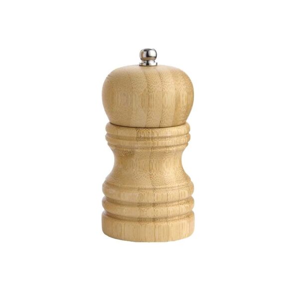 Harold Import Co. Bamboo Adjustable Mill with Ceramic Grinder 4"
