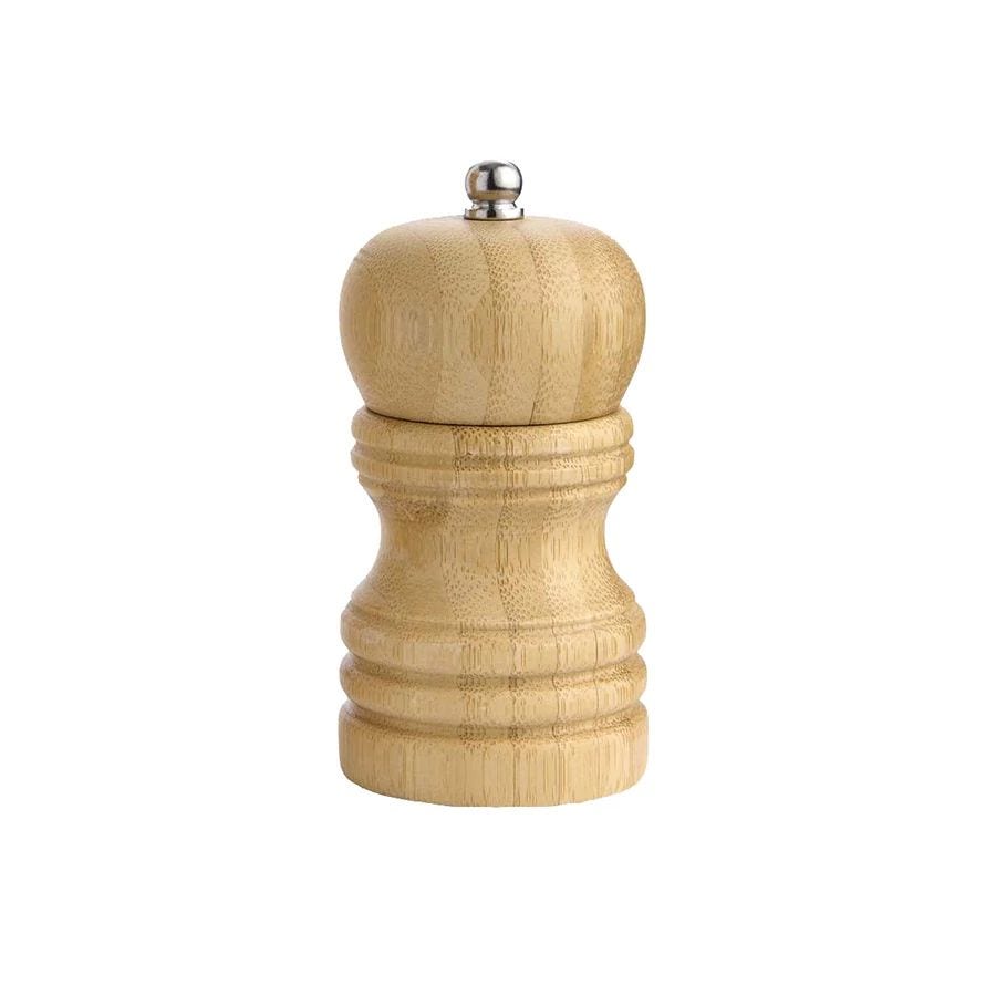 Harold Import Co. Bamboo Adjustable Mill with Ceramic Grinder 4"