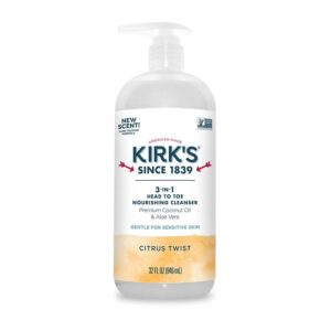 Kirk's Citrus Twist 3-in-1 Head to Toe Cleansers 32 fl. oz.